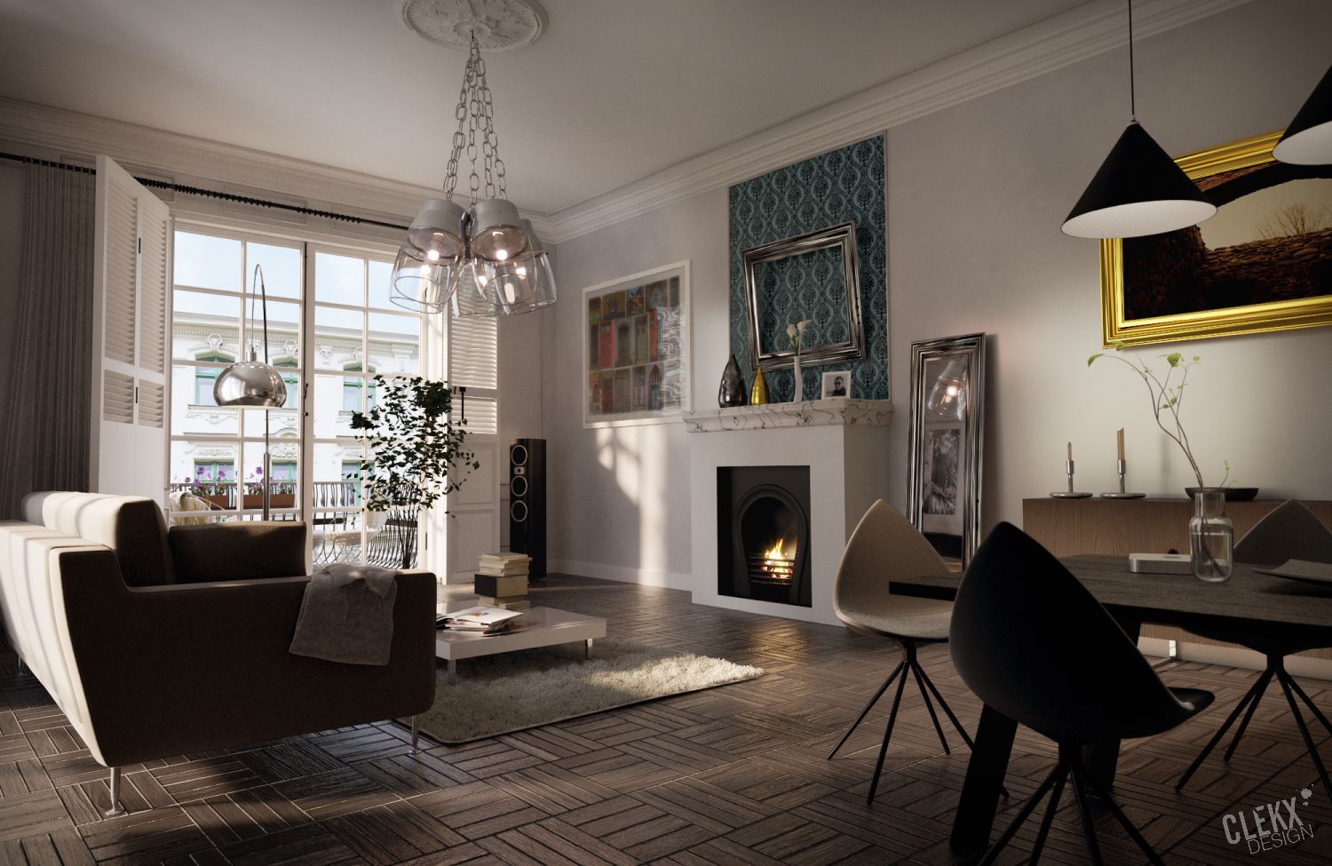 Paris Apartment – 3D Visualisierung